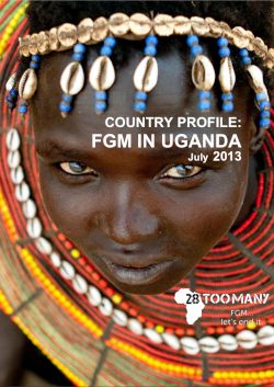 Country Profile: FGM in Uganda (2013, English)